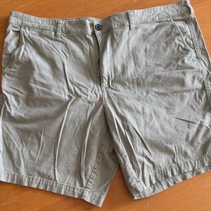 George Men's Khaki Flat Front Shorts